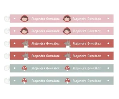 Tutete 6 Cintas para Colgar Ropa Little Red Personalizables^ Colecciones Vuelta Al Cole