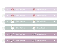 Tutete 6 Cintas para Colgar Ropa Ballet Personalizables