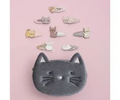 Mimi & Lula 4 Clips de Pelo Kitty Cat Clic Clacs^ Accesorios De Pelo