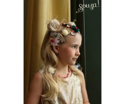 Souza 2 Clips de Pelo Navideños con Pompones y Cuernos de Reno^ Accesorios De Pelo