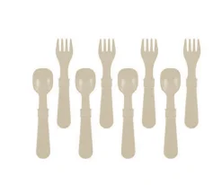 Re-Play 8 Cubiertos Replay Leaf^ Cubiertos Infantiles