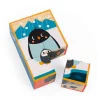 Niños Janod 6 Cubos de Madera Animales