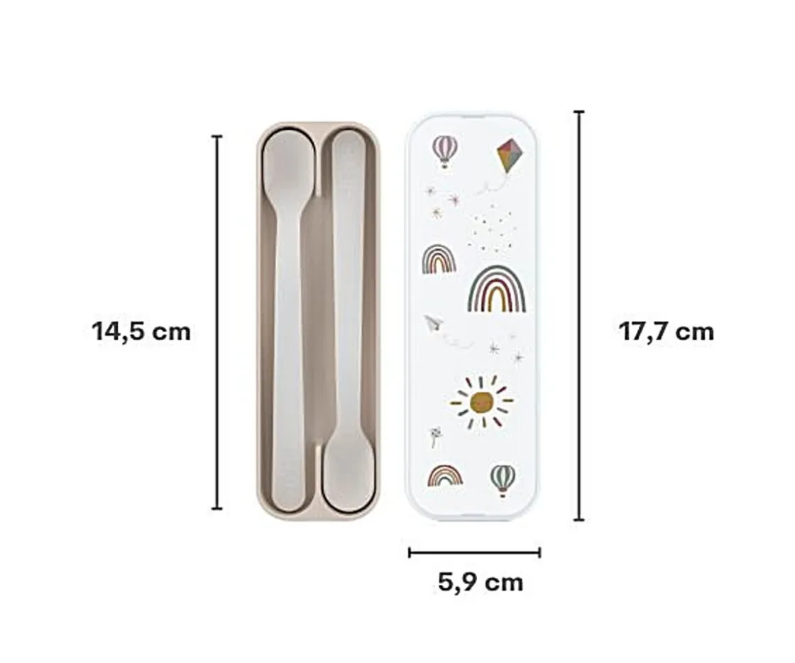 Mepal 2 Cucharas Largas Mio Sunshine & Rainbow