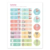 Tutete 25 Etiquetas para Ropa Animales de Bosque^ Etiquetas Personalizadas