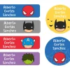 Tutete 25 Etiquetas para Ropa Héroes^ Etiquetas Personalizadas