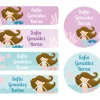 Tutete 25 Etiquetas para Ropa Sirena^ Etiquetas Personalizadas