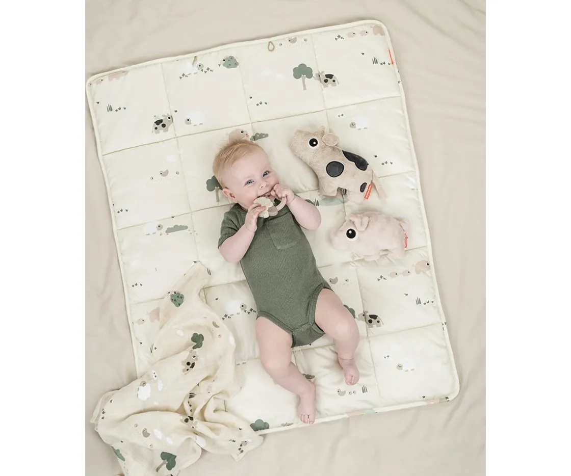 Done by Deer 2 Gasitas Tiny Farm Sand^ Muselinas Bebé