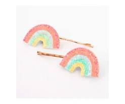 Meri Meri 2 Horquillas Rainbow Glitter^ Accesorios De Pelo