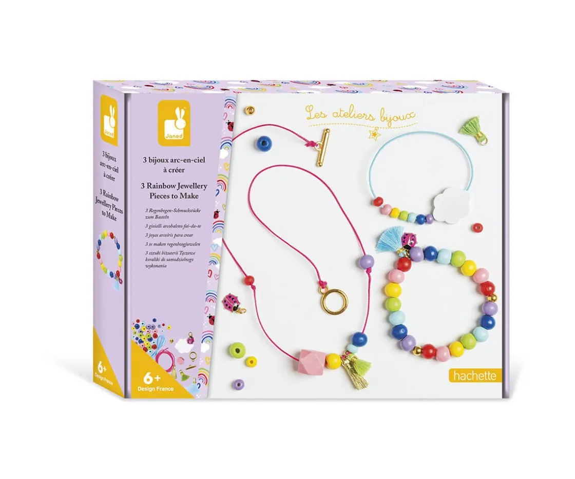 Janod 3 Joyas Arcoíris Para Crear^Niños Juguetes Niños 6 Años