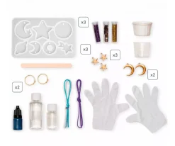 Niños Janod 14 Joyas Galácticas de Resina para Crear