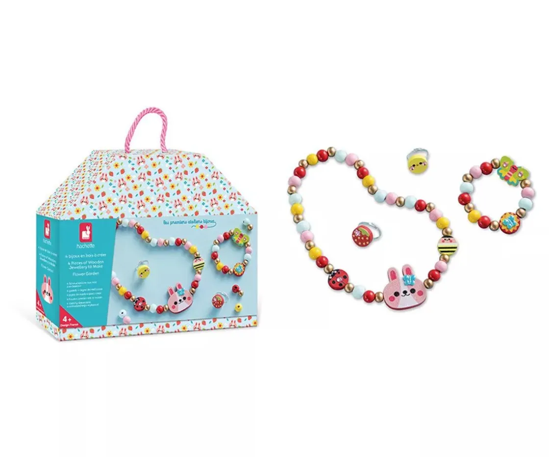 Niños Janod 4 Joyas para Crear Jardín de Flores