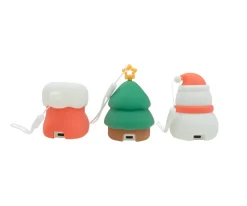 Mary's 3 Luces Nocturnas LED Navideñas Bota, Árbol, Muñeco de Nieve^ Iluminación