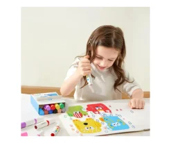 MiDeer 6 Marcadores Lavables^Niños Manualidades Para Niños