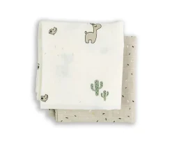 Done by Deer 2 Muselinas GOTS Lalee Sand^ Muselinas Bebé