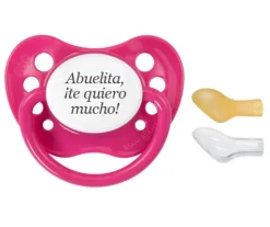 Chupetes Frases 1 Nip Excl Fucsia Abuelita +6M
