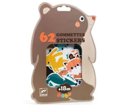 Djeco 62 Pegatinas Baby Animales del Bosque^Niños Juguetes Niños 3 Años