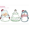 Tutete 3 Pegatinas Navideñas para Regalos Papá Noel-2^ Pegatinas Navidad