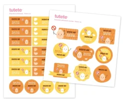 Tutete 25 Pegatinas para Objetos Huevo No^ Etiquetas Personalizadas