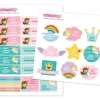 Tutete 30 Pegatinas para Objetos Princesa^ Etiquetas Personalizadas