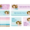 Tutete 30 Pegatinas para Objetos Sirena^ Etiquetas Personalizadas