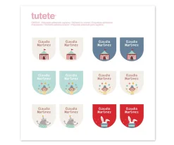 Tutete 12 Pegatinas Zapatos Circus