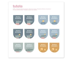 Tutete 12 Pegatinas Zapatos Croc