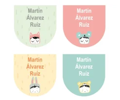 Esther Gili 12 Pegatinas Zapatos Pastel^ Etiquetas Personalizadas