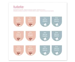 Tutete 12 Pegatinas Zapatos Geometric Nature