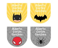 Tutete 12 Pegatinas Zapatos Héroes^ Etiquetas Personalizadas