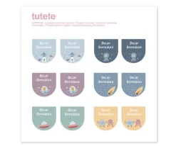 Tutete 12 Pegatinas Zapatos The Martians