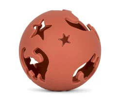 Niños Konges Slojd 2 Pelotas Mordedor Dino Quarry Rose Mix