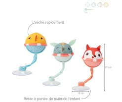 Niños Lilliputiens 3 Pelotas Para El Baño