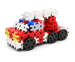 Niños Meli 160 Piezas Construcción Vehículos Bomberos 4en1