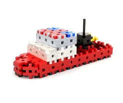 Niños Meli 160 Piezas Construcción Vehículos Bomberos 4en1