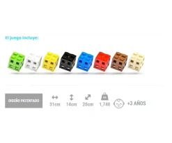 Niños Meli 300 Piezas de Construcción CUBE EDU