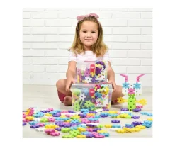 Niños Meli 110 Piezas Maxi Pink Travel Box