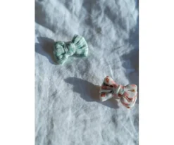 Grech & Co 2 Pinzas para Pelo con Lazo de Coleta Fern Plaid^ Accesorios De Pelo