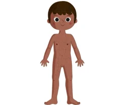 Niños Janod 4 Puzles Educativos El Cuerpo Humano