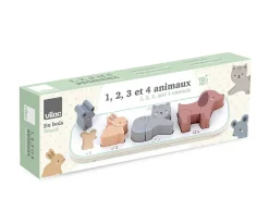 Niños Vilac 1,2,3 Puzzle Animales Aprendo a Contar