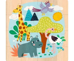 Niños Vilac 3 Puzzles Animales del mundo