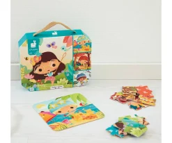 Niños Janod 4 Puzzles Las 4 Estaciones