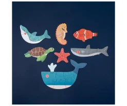 Londji 7 Puzzles Progresivos Reversibles Blue^Niños Puzzles Para Niños