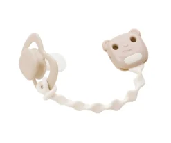 b.box 2 Sujetachupetes de Silicona Blush Vainilla^ Chupeteros