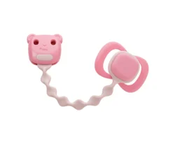 b.box 2 Sujetachupetes de Silicona Blush Vainilla^ Chupeteros