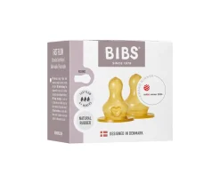 BIBS 2 Tetinas Látex Biberón Flujo Rápido^ Tetinas