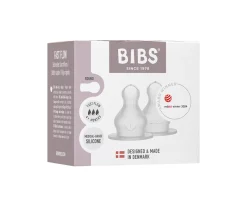 BIBS 2 Tetinas Silicona Biberón Flujo Rápido^ Tetinas