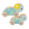 Niños Janod 2 Tortugas de Empuje Pure