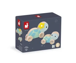 Niños Janod 2 Tortugas de Empuje Pure