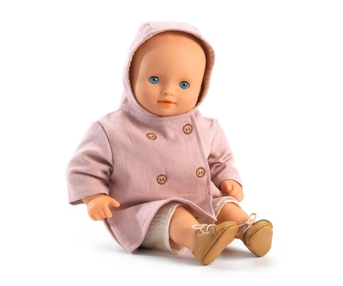Djeco Abrigo Rosa Pomea para Muñeco^Niños Accesorios Para Muñecas