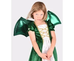 Niños Den Goda Fen Alas de Dragón Funny Verde